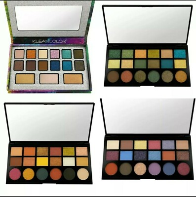 #ad Eyeshadow Palette Pigmented Matte Shimmer 4 PCS Lot Mixed Colors Makeup Kit USA $27.99