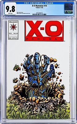 #ad Valiant Comics X O Manowar #10 CGC 9.8 Near Mint Mint $115.00