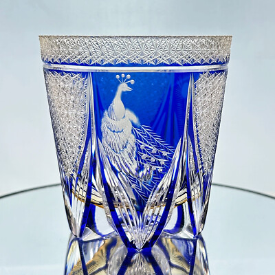 #ad HOT Japan Edo Kiriko Craft Handmade Crystal Rock Glass Whisky Beer Sake Shochu $269.20