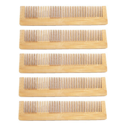 #ad 5PCS Anti static Wood Comb Wooden Comb Wooden Hair Comb for Women USA $8.29