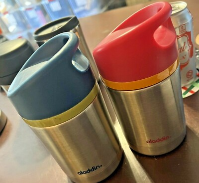 #ad PINK or BLUE Aladdin brand Stainless Steel Insulated thermos cup 12 oz $13.49