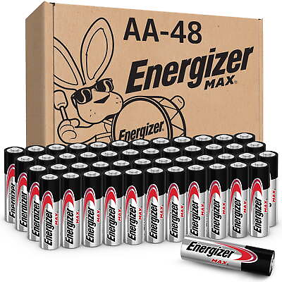 #ad MAX AA Batteries 48 Pack Double A Alkaline Batteries $25.36