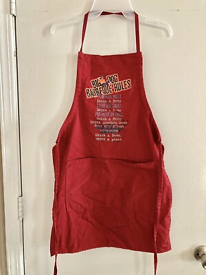 #ad ⭐️BIG DOGS Vintage Apron Barbecue Rules $25.00
