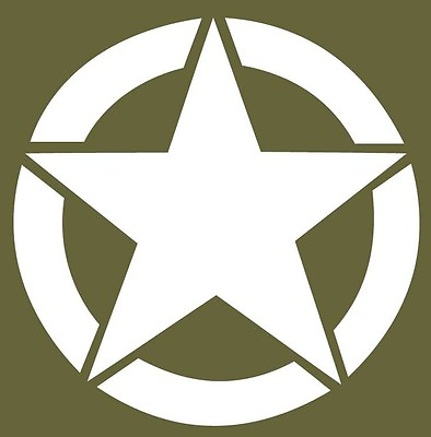 #ad Military Army Star Vinyl Decal Sticker $1.79