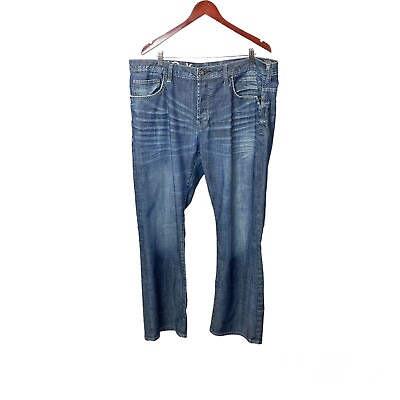 #ad Buffalo Jeans Mens 40x32 King X Basic Slim Boot David Bitton Blue Denim $41.24