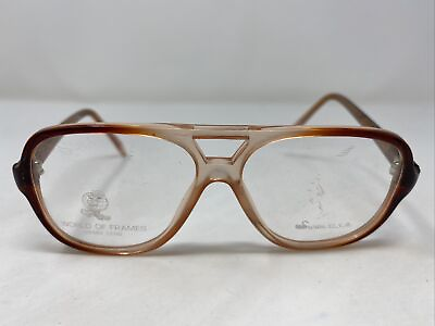 #ad Swan USA DISCUS COL.1 48 18 137 Peach Fade Full Rim Eyeglasses Frame C57 $200.00