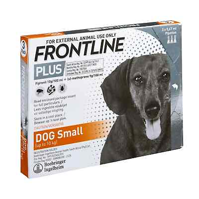 #ad Frontline Plus Tick Flea Treatment for Small Dogs From 0 or 5 22 lbs 3 doses $24.99