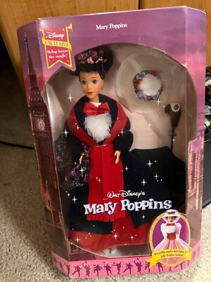 #ad 1999 Mattel Jolly Holiday Edition Walt Disney Mary Poppins Collector Doll NIB $35.00