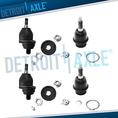 #ad Front Upper amp; Lower Ball Joints Suspension Kit for 2009 2018 Dodge Ram 1500 $65.53