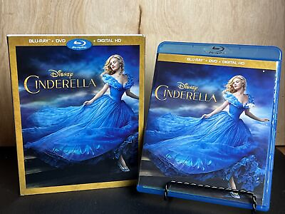 #ad Cinderella Blu ray DVD Live Action 2015 Release B2G1FREE $6.44