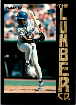 #ad Darryl Strawberry 1992 Fleer #3 Lumber Company Baseball Card $1.99