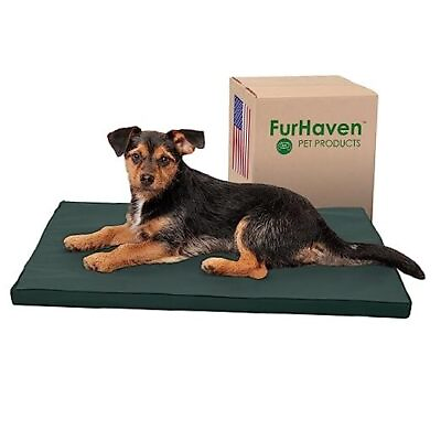 #ad Water Resistant Dog Bed for Extra Small Dogs w Removable X Small Green Gray $19.60