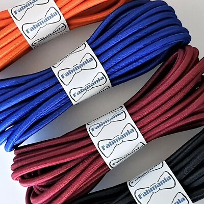 #ad Round Elastic cord stretch bungee cord 5 mm diameter GBP 75.00