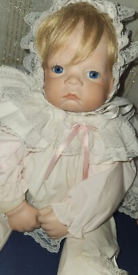 #ad Sugar Britches BootsTyner Repro Porcelain 18quot; Baby Doll Sleepy FLOPPY NECK* READ $25.00