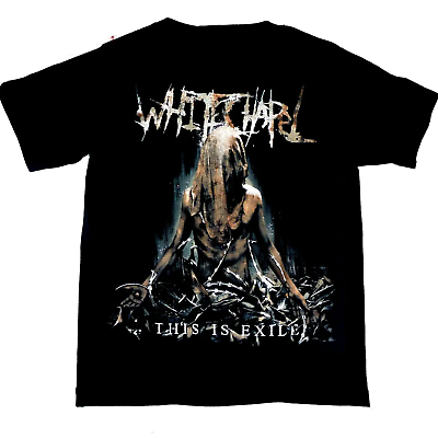 #ad Whitechapel band this is exile T shirt black Short sleeve All sizes $16.92