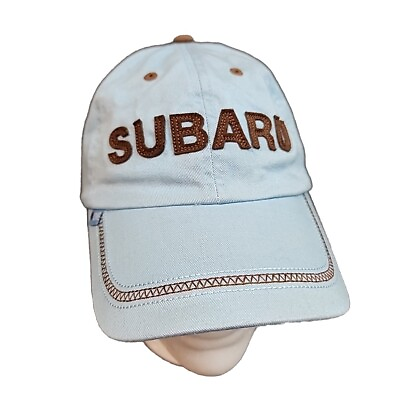 #ad Subaru Blue Hat Cap Love Womens Stitched Felt Lettering Snapback $13.90