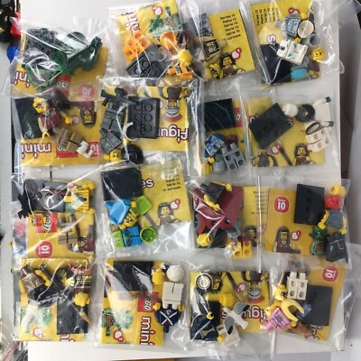 #ad LEGO 71001 Minifigures Series 10 Complete Set of 16 No Mystery Bag $259.99