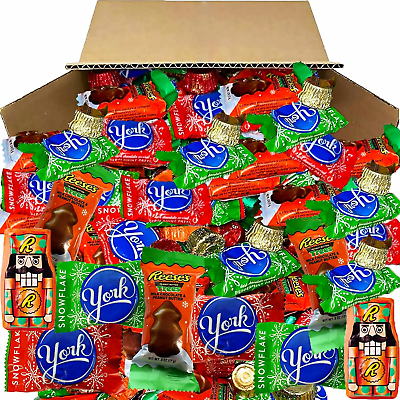#ad Bulk Christmas Chocolate Mix 5 Lb Individually Wrapped Holiday Candy Miniature $14.98