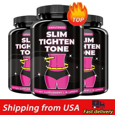 #ad Belly Fat Burner for Women Slim Tighten Tone 60 Capsules $14.25