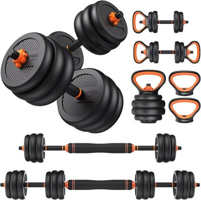 #ad Adjustable Dumbbells 20 30 50 70 lbs Free Weight Set with Connector 4 $170.00
