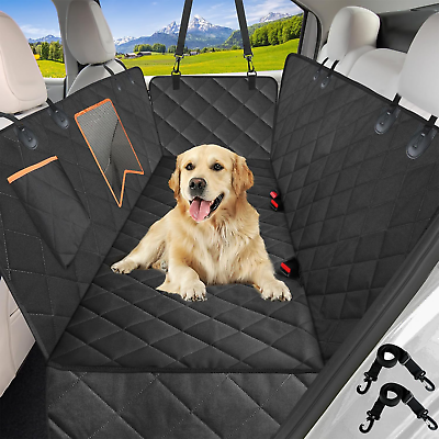 #ad Dog Car Seat Cover for Back SeatWaterproof Hammock with Mesh Window Anti Scrat $35.79