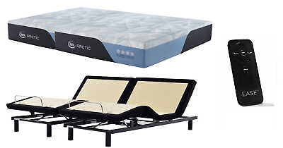 #ad New Split King Serta Arctic Premier Firm Mattress with Sealy Ease 3.0 Adjustable $3659.40
