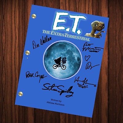 #ad ET the Extra Terrestrial Movie Script Full Screenplay Autographed Reprint $24.99