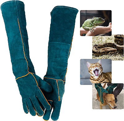 #ad PeSandy Animal Handling Gloves Bite Proof 60CM Durable Bite Resistant Gloves fo $34.78