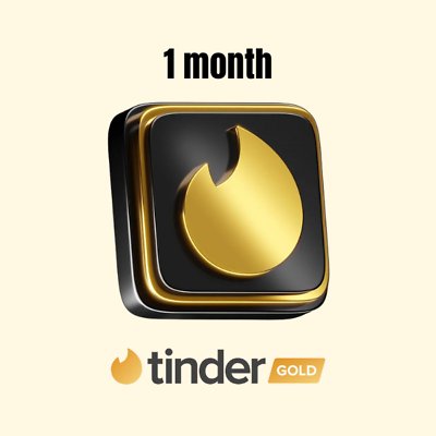 #ad Tinder Gold 1 Month Activation Key GLOBAL $14.99