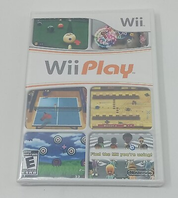 #ad Wii Play Nintendo Wii Brand New Factory Sealed NIB NIP $19.94