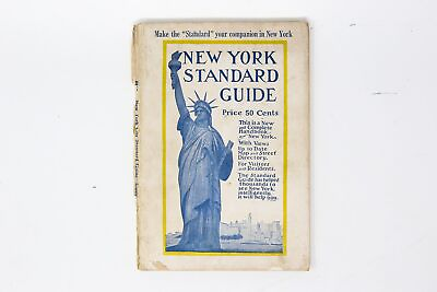 #ad New York Standard Guide by Ask Mr. Foster 1924 $42.00