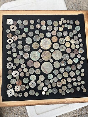 #ad Very Nice Very Large Amazing Civil War Button Collection $2000.00