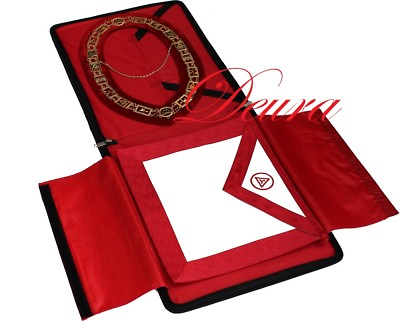 #ad Royal Arch Masonic COLLAR APRON CASE Complete Package RA 3000 $129.99