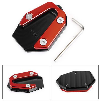 #ad Side Stand Kickstand Enlarger Plate For YAMAHA YZF R25 R3 MT 25 MT 03 14 19 Red $15.79