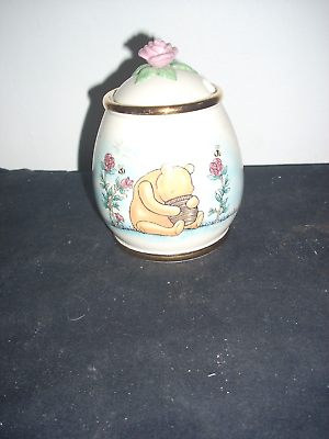 #ad Classic Lenox Disney Winnie the Pooh quot;Honey Pot Jar Treasure Box $19.99