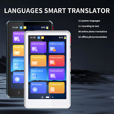 #ad P40 135 Language Photo Recording Smart Translator Off Line On Line Translation $73.43