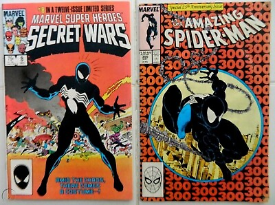 #ad COMIC BOOK BLIND BOX LOT AMAZING SPIDER MAN 300 SECRET WARS 8 WOLVERINE 1 1982 $56.99