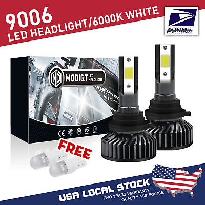 #ad 9006 HB4 LED Headlight Bulbs 40W 8000Lumens Super Bright LED Kit 6000K $15.49