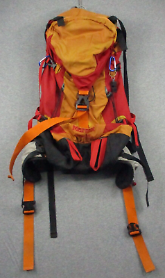 #ad Marmot Eiger 35L Ski Backpack M L Red Adjustable Torso Hip Pockets $52.86
