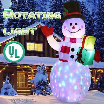 5FT Christmas Inflatable Snowman with LED Light Xmas Air Blown Outdoor Decor USA $21.65