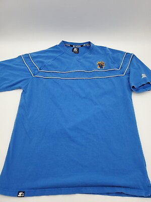 #ad Vintage Kentucky Wildcats T shirt Mens Large Starter V neck Blue Embroide..#6669 $29.99