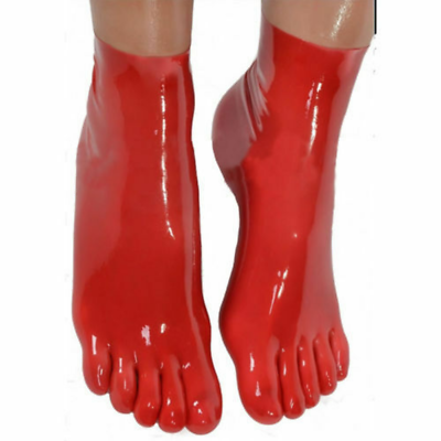#ad Unisex 3D Latex Toes Socks Rubber Ankle High Stretch with 5 Toe for Men Women $18.98