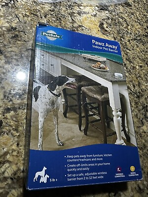 #ad PetSafe Pawz Away Indoor Pet Barriers with Adjustable Range Open Box $45.00