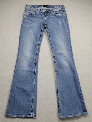 #ad ReRock For Express Bootcut Jeans Women 2 Low Rise Distressed Denim 28 x 31 $19.99