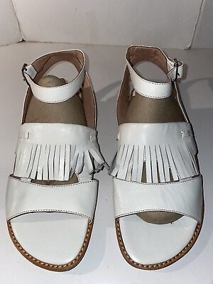 #ad Paia Strappy White Sandals Women Size 9 $23.00
