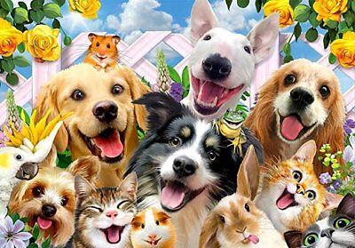 Fast delivery 5D Diamond Painting Full Drill DIY Dogs $55.52