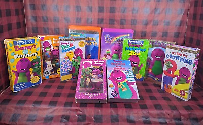 #ad Lot Of 10 Barney amp; Friends VHS Halloween Santa Great Adventure Rock Sing Along $35.00