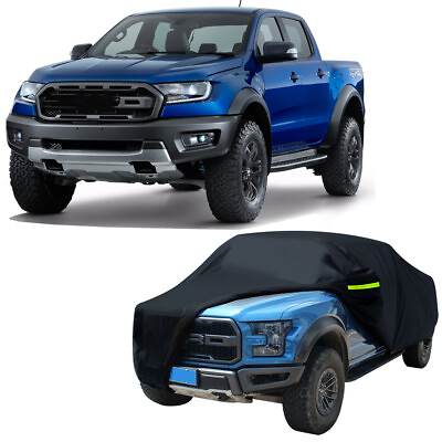 #ad Pickup Cover Outdoor Rain Snow Dust Heat Protector For Ford Ranger XLT Crew Cab $65.03