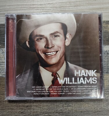 #ad New Sealed Hank Williams ICON The Best Of CD Country Music $6.99