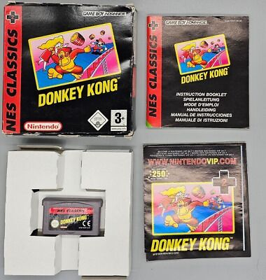#ad Classic NES Series: Donkey Kong for the Nintendo Gameboy Advance GBA UK $63.05